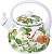 Чайник эмал. со свистком  AGNESS  2.2 л  (934-569) ФРУКТОВАЯ КОРЗИНА