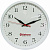Часы  SAKURA  2Б 7  БЕЛЫЕ  (24.5 см, h-3.5 см)