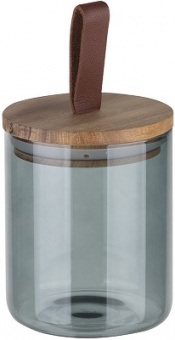 Банка стекл. MALLONY  ALBERO DI MARMO  450 мл  (108282) мраморное дерево, искус кожа