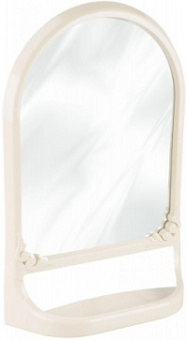 Зеркало с полкой (М 4516) (590x390x130мм) (бежевый),  г.Октябрьский