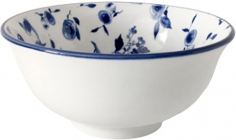 Салатник  КОРАЛЛ  (синий)  BLUE CALICO  600мл/15см (278617)  (фарфор)