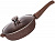 Сковорода АП МЕЧТА  ГРАНИТ Brown  24 см (С024806) (керам.частицы, съем.ручка, СТ.кр)