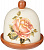ЯБлюдо керам. AGNESS  КОРЕЙСКАЯ РОЗА (кор)  (358-442) д/лимона (9х9 см, h-9 см)