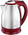 яЧайник  ВАСИЛИСА      ВА-1021  (1.5 кВт, 1.8 л, ЗНЭ) КРАСНЫЙ, нерж.корпус