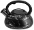 Чайник нерж. со свистком  ALPENKOK  AK-539  (3.0 л, силикон.ручка) (индукция) ЧЕРНЫЙ МРАМОР