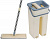 Швабра д/пола + ведро  "Рыжий кот"   6 л  (310486)  (34,5х19х16 см (со сливом) Clean hands beige