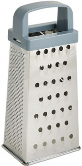 Терка 4-х гранная WEBBER  BE-093  СЕРАЯ  (20 см)