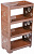 Этажерка д/обуви (М7057)   (4 секции)  (520х300х825 мм) ВЕНГЕ,  г.Октябрьский