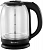 Чайник HAPPY PANDA  HP-2709 SPBK  SUPER PROMO  (1.8 кВт, 1.8 л, ЗНЭ) ЧЕРНЫЙ, стекло, подсветка