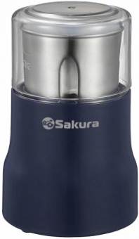 Кофемолка  SAKURA  SA-6176 BL  (150 Вт, 50 гр) Синяя